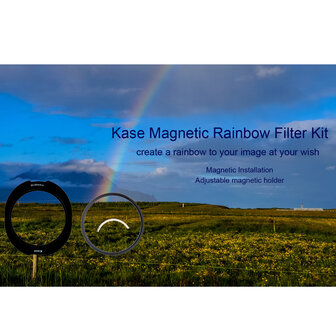 Kase Wolverine kit filtre arc-en-ciel magn&eacute;tique 77-82mm