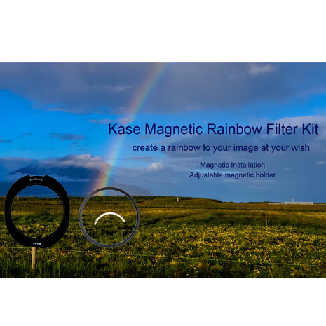 Kase Wolverine kit filtre arc-en-ciel magnétique 77-82mm